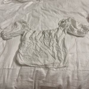 Abercrombie & Fitch White Blouse